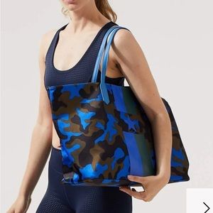 PRICE DROP!! NWT Ahdorned blue camo tote